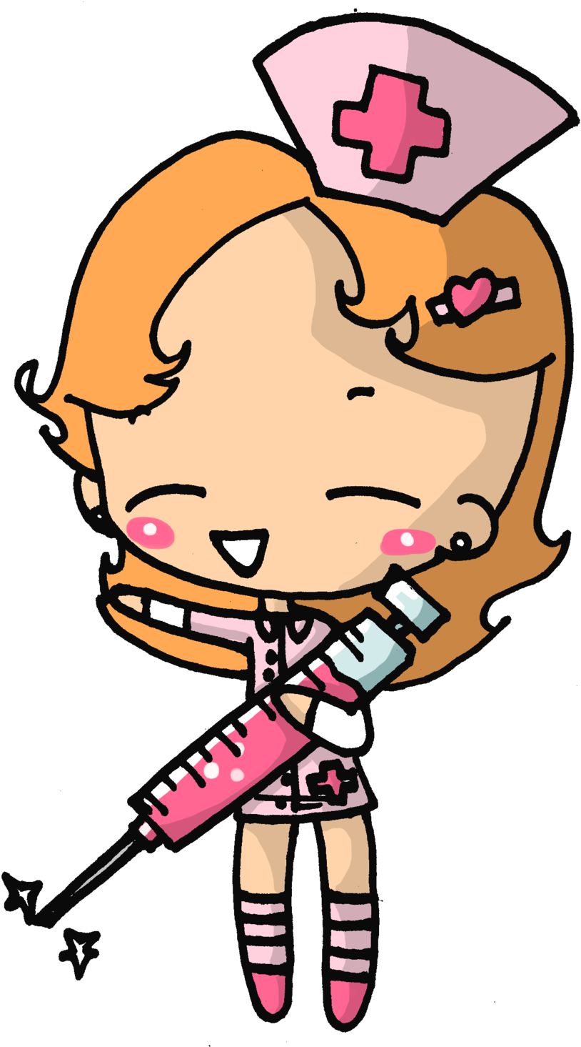 Nurse Cartoon Character - Drawing (900x1499)
