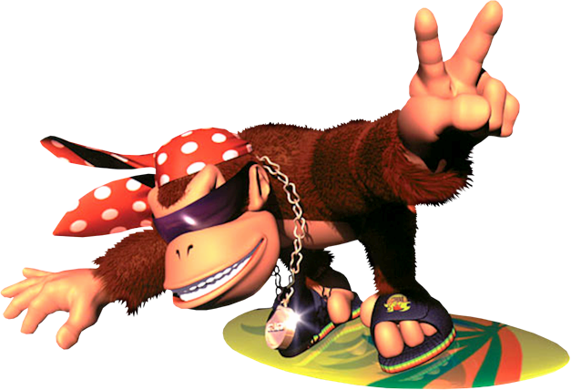 Funky Kong Artwork - Funky Kong (627x428)