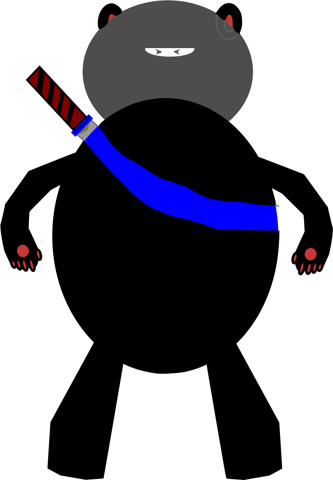 Ninja Bear - Ninja (1697x2400)