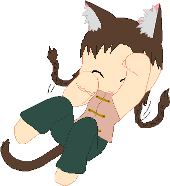 Emo Clipart Ninja - Chibi (354x386)