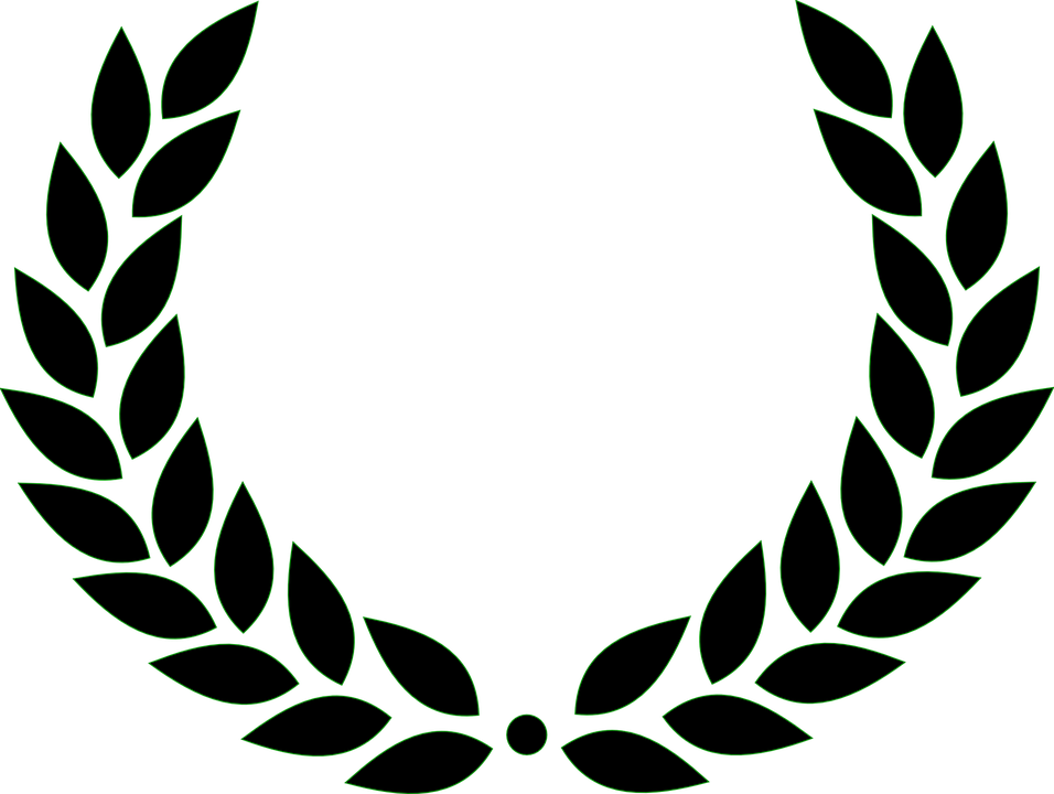 Leaf Clipart Roman - Laurel Vector (956x720)