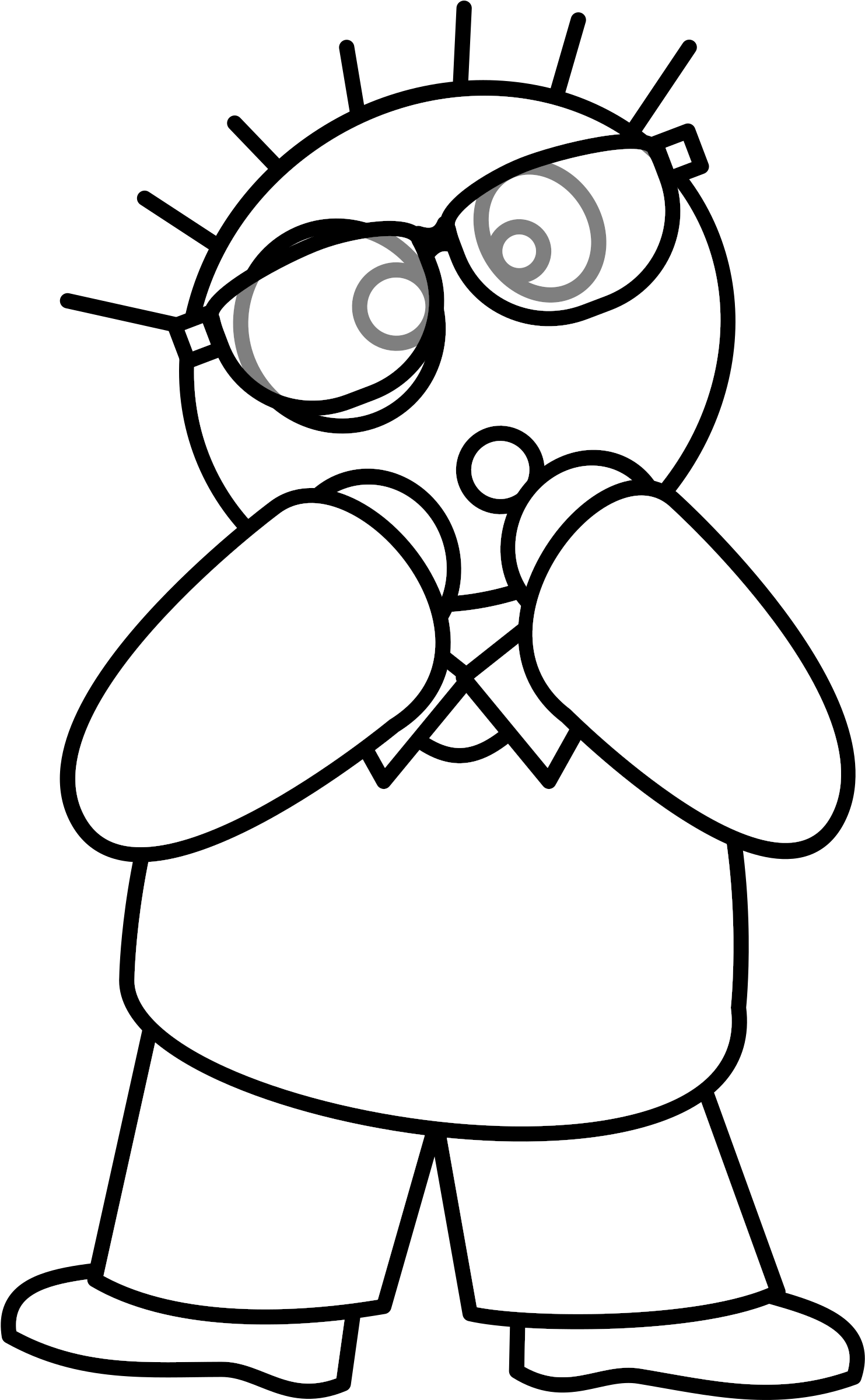 Big Image - Oops Black And White (2400x2400)