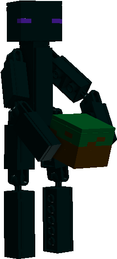 Enderman - Lego Minecraft Mutant Enderman (257x539)