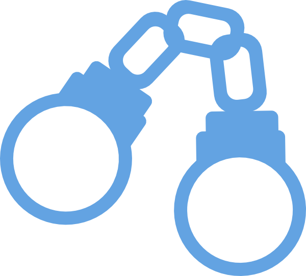 Cartoon Handcuffs (600x542)