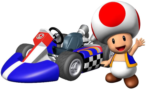 Toad - Mario Kart Baby Toad (640x402)