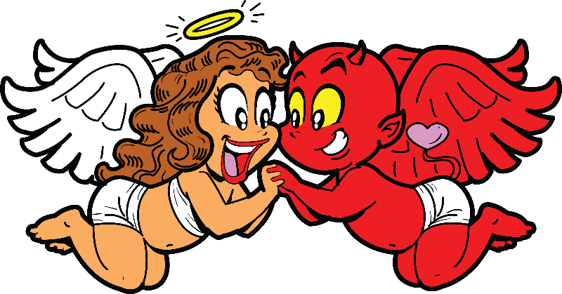 Sociology - - Angel And Devil (800x419)