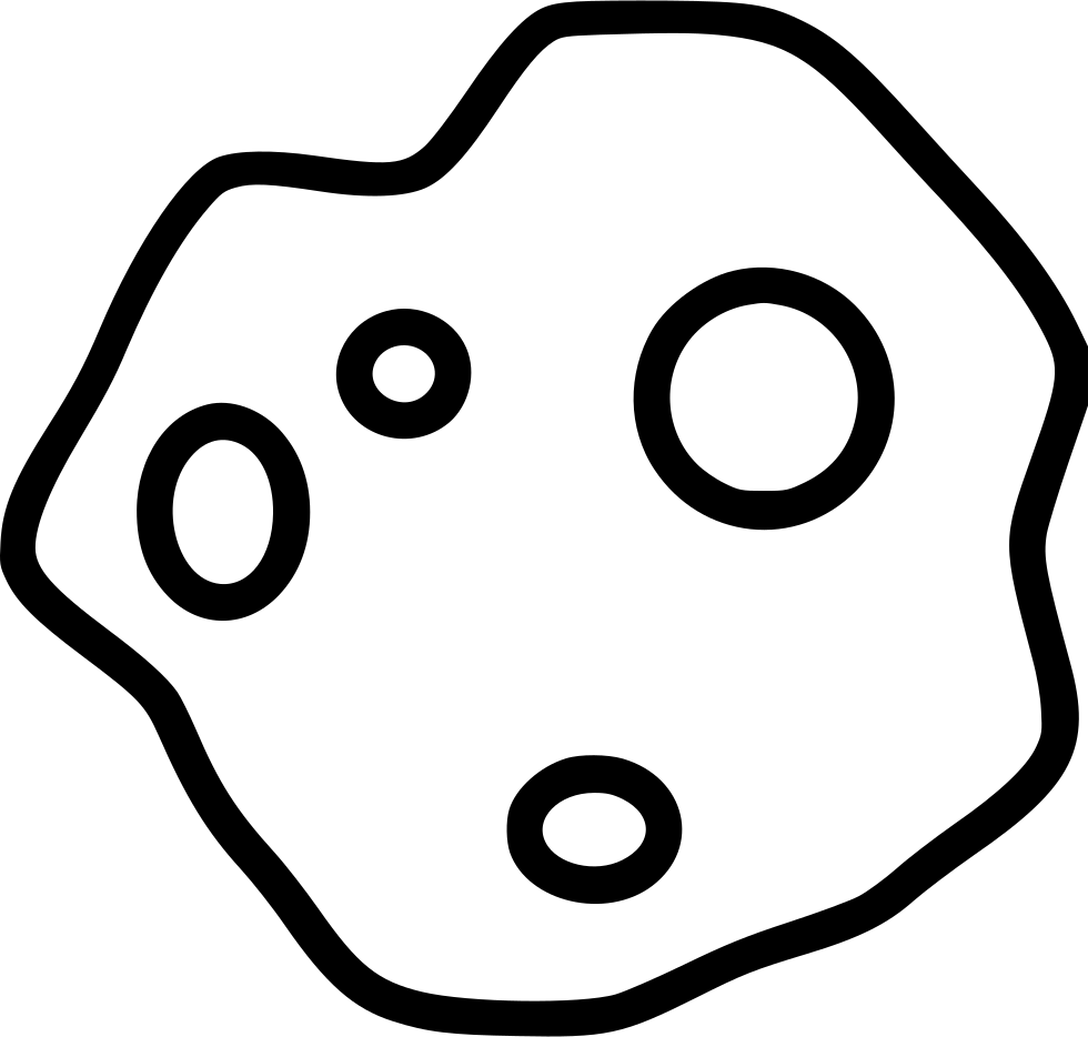 Asteroid Comments - Asteroid Black And White (980x934)