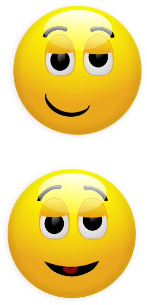Smirk Clipart (288x596)