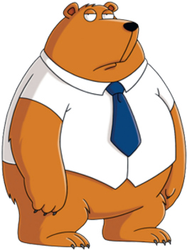 Psd - Tim The Bear Cleveland Show (347x400)