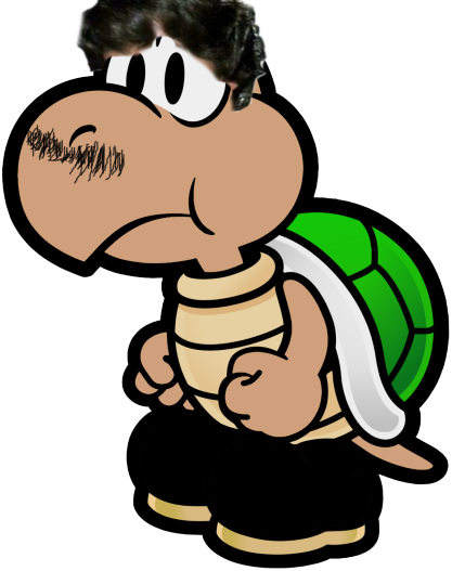 Paper Mario Red Koopa Troopa (417x527)