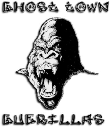 Ghost Town Guerillas - Gorilla Drawing (400x491)