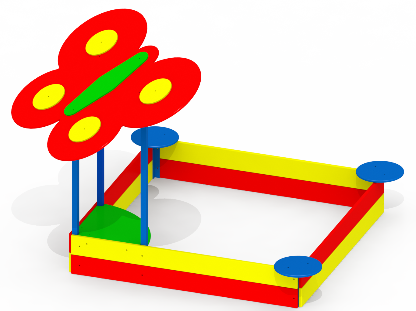 Дитяча Пісочниця Велика Метелик P48 - Sandpit (1366x1024)