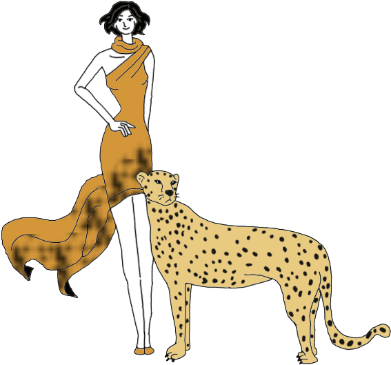 Cheetah Totem Pole (600x600)