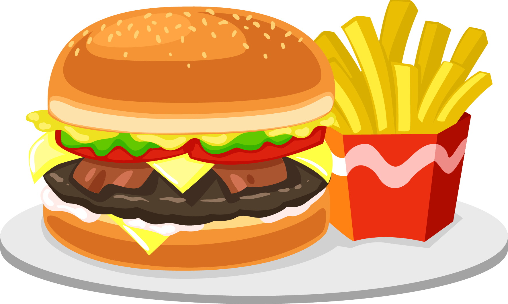 Food Clipart Png Image 03 - Fast Food Clipart Png (1772x1062)
