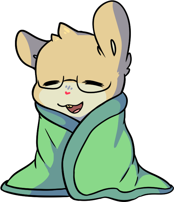 Snuggly Warm - Cartoon (661x823)