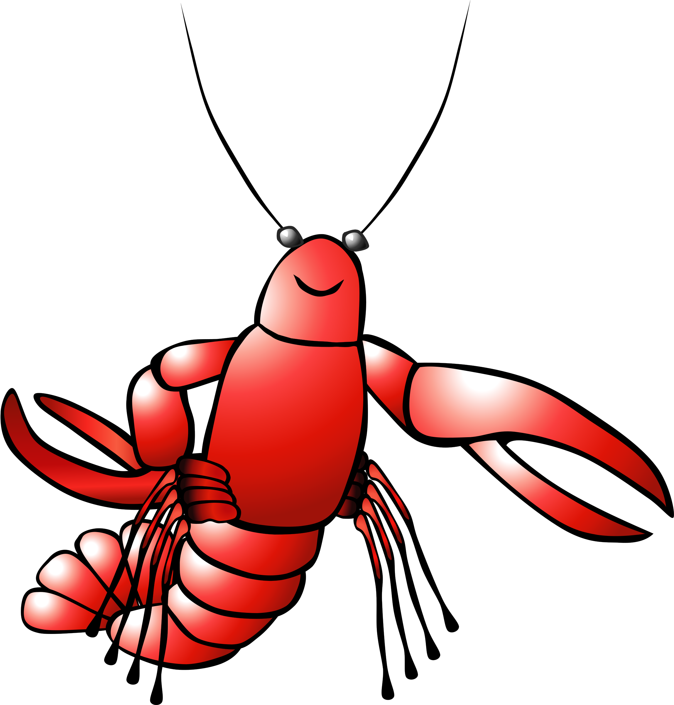 Big Image - Lobster Clipart (2446x2400)