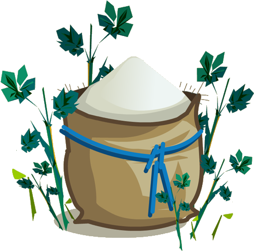 Hop Flour - Illustration (500x500)
