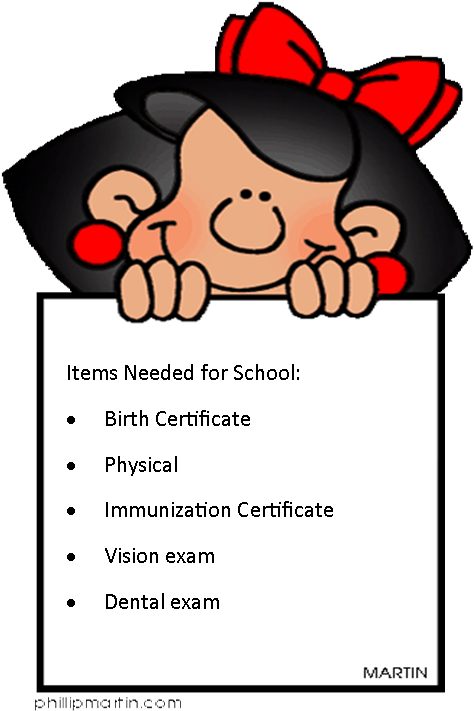 Student Enrollment Information - Cartoon (576x774)