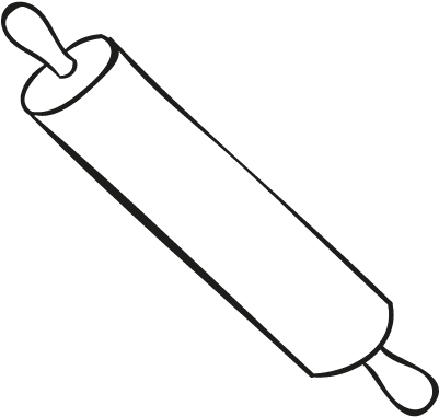 Rolling Pin - Clip Art Rolling Pin (400x400)