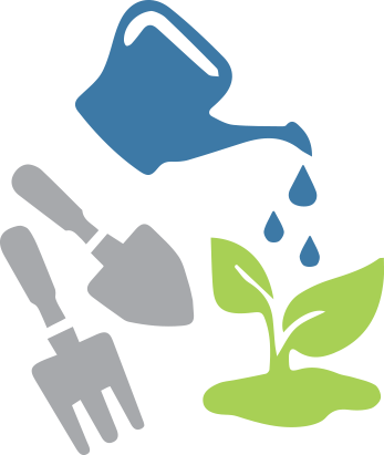 Viewlands Community Garden - Vector Graphics (347x411)