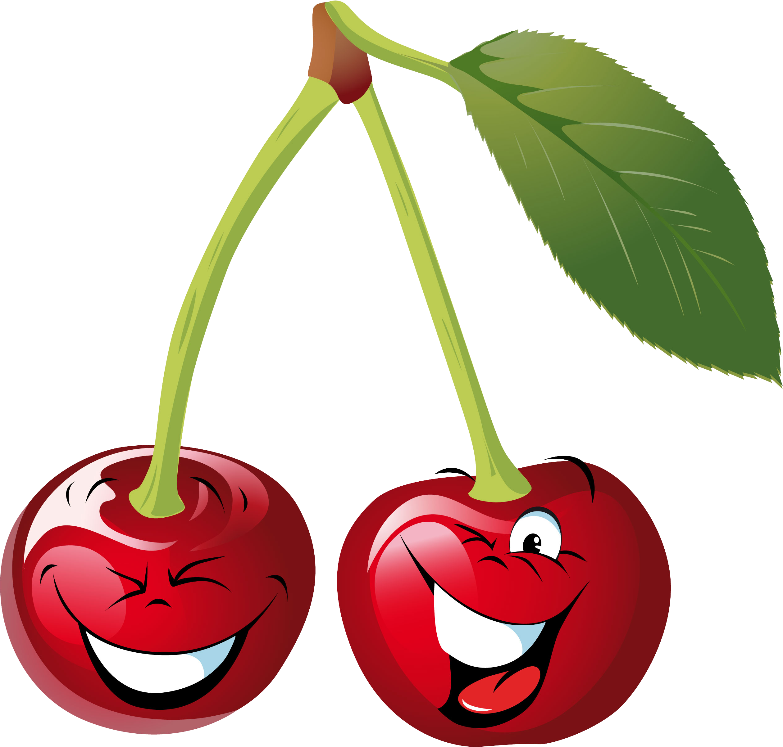 Clipart Kirschen (2521x2407)
