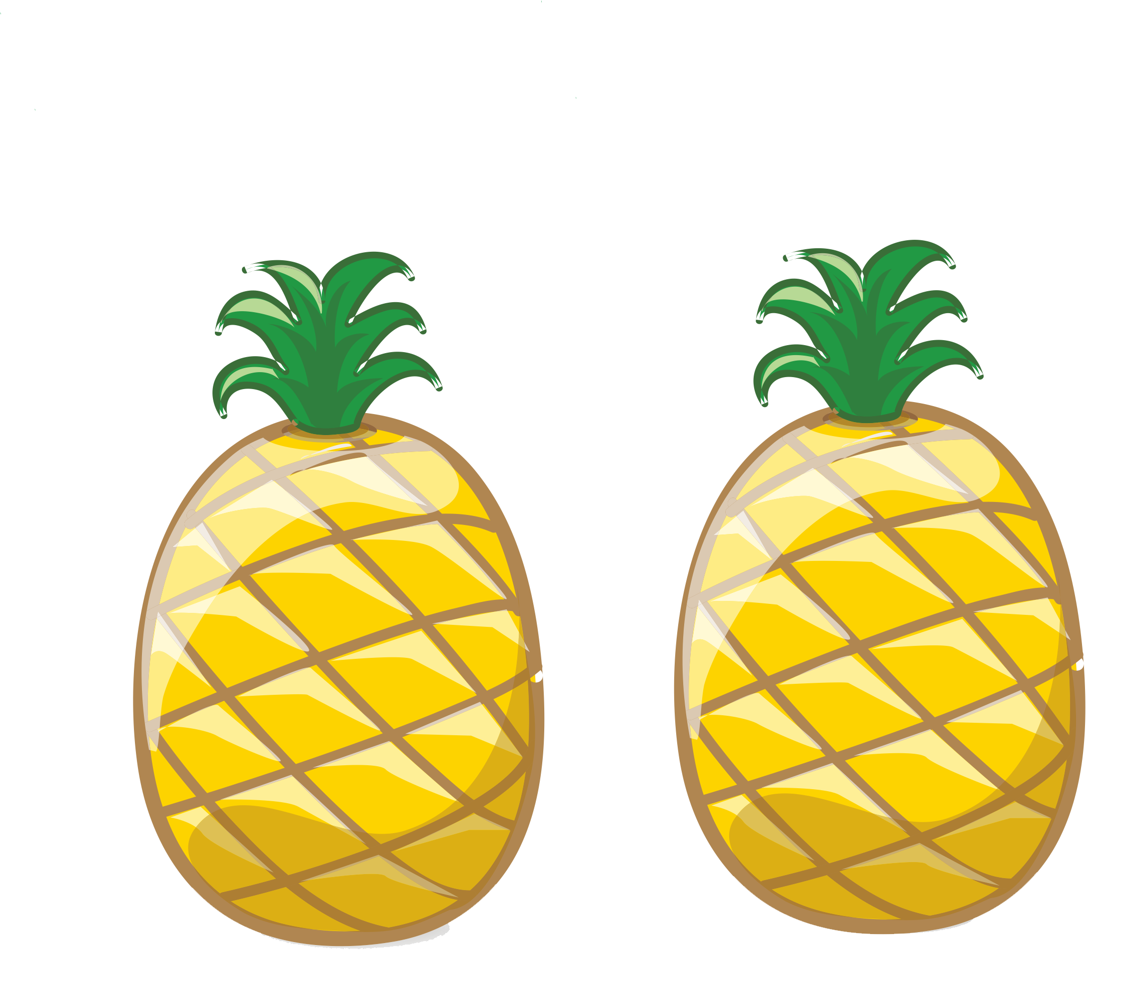 Cartoon Pineapple Drawing - Cartoon Pineapple (2247x1968)
