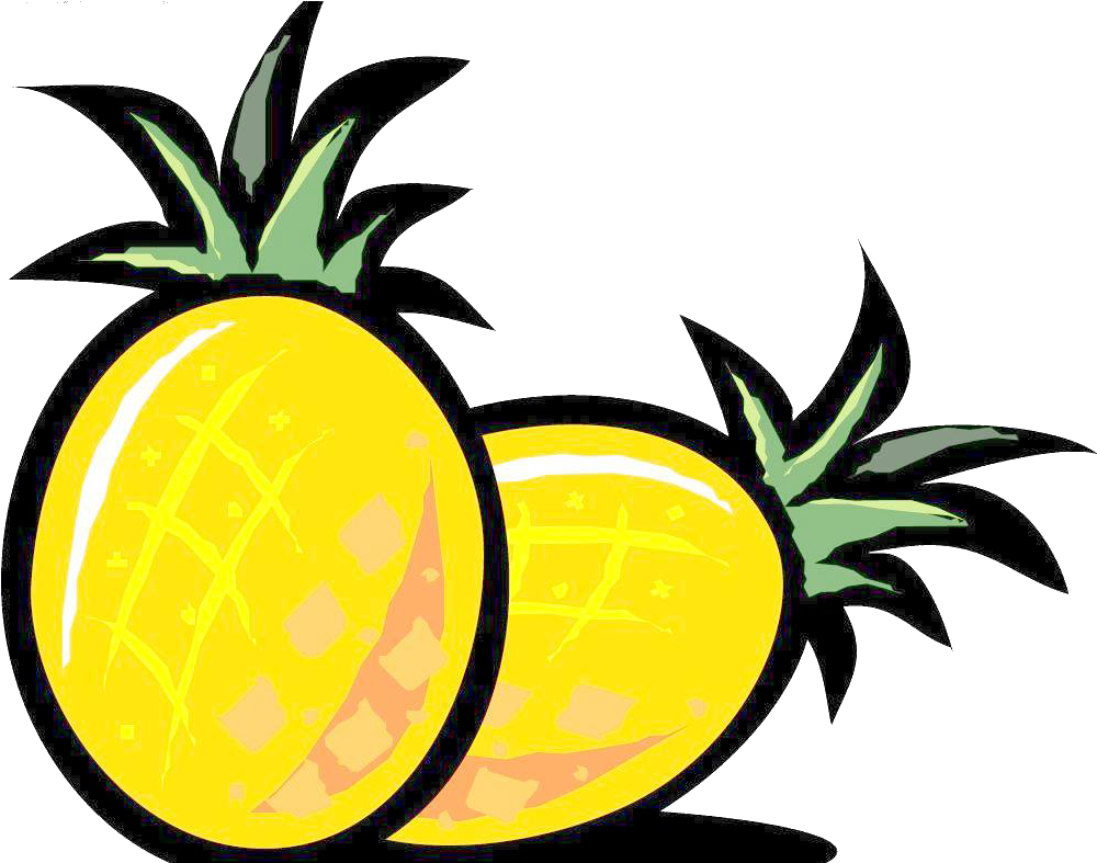 Pineapple Cartoon - Pineapple - Pineapple Cartoon - Pineapple (1309x1061)