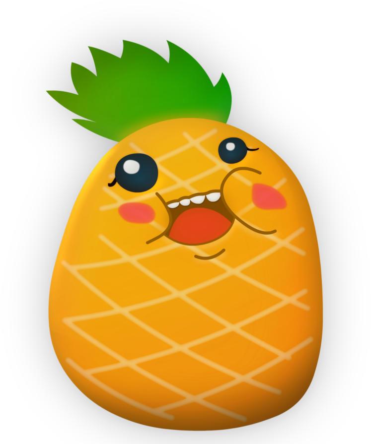 Mrmodez Pineapple - Cartoon (894x894)