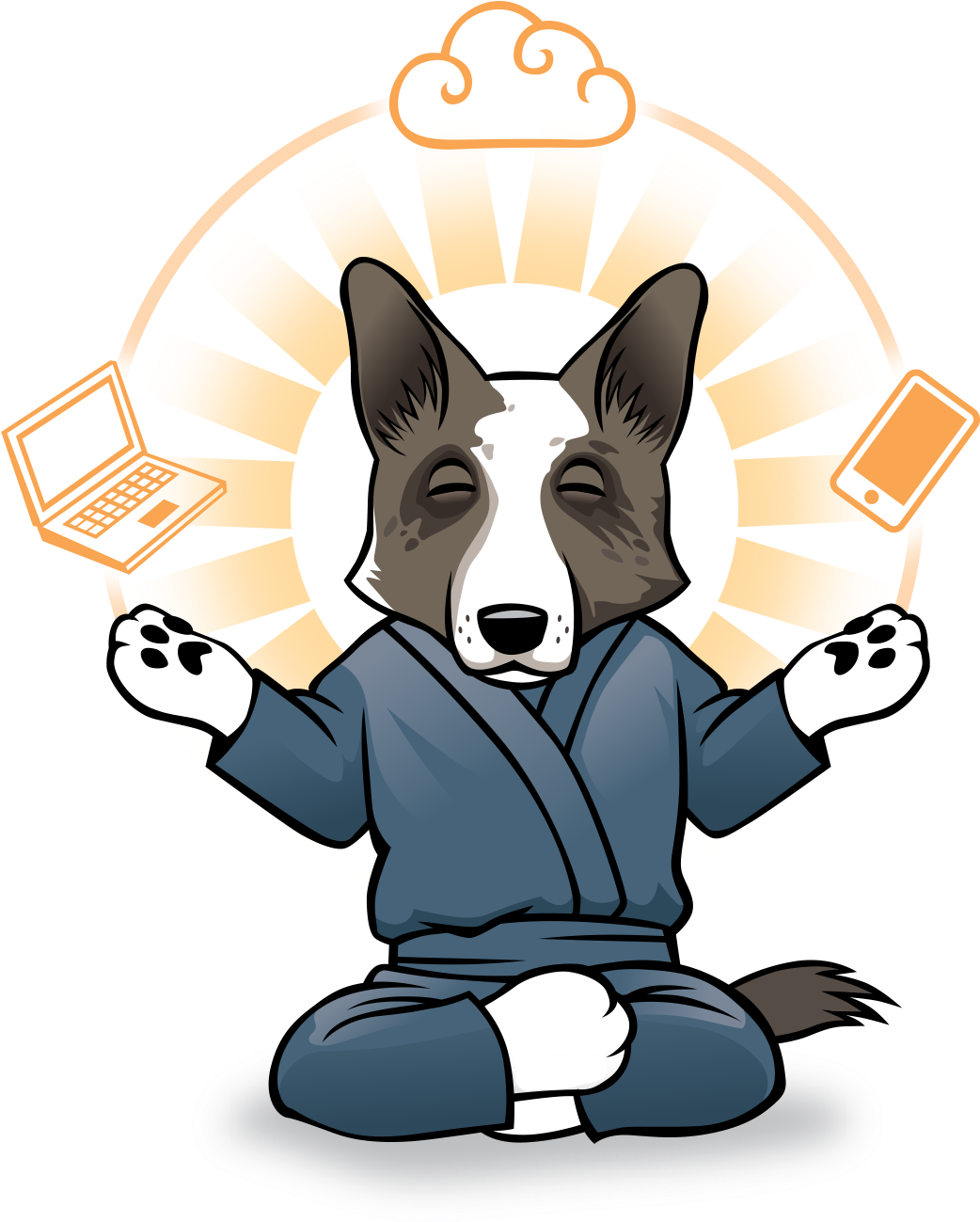 Zen Internet Dog - Internet (1181x1340)