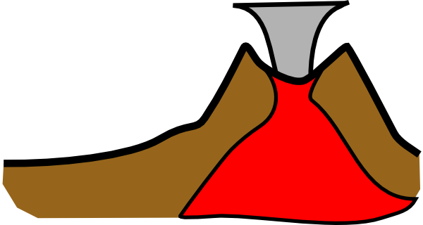 Volcano - Animation - Clip Art (600x320)