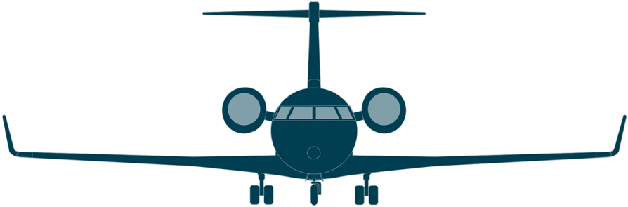 Challenger 650 Front View - Monoplane (900x300)