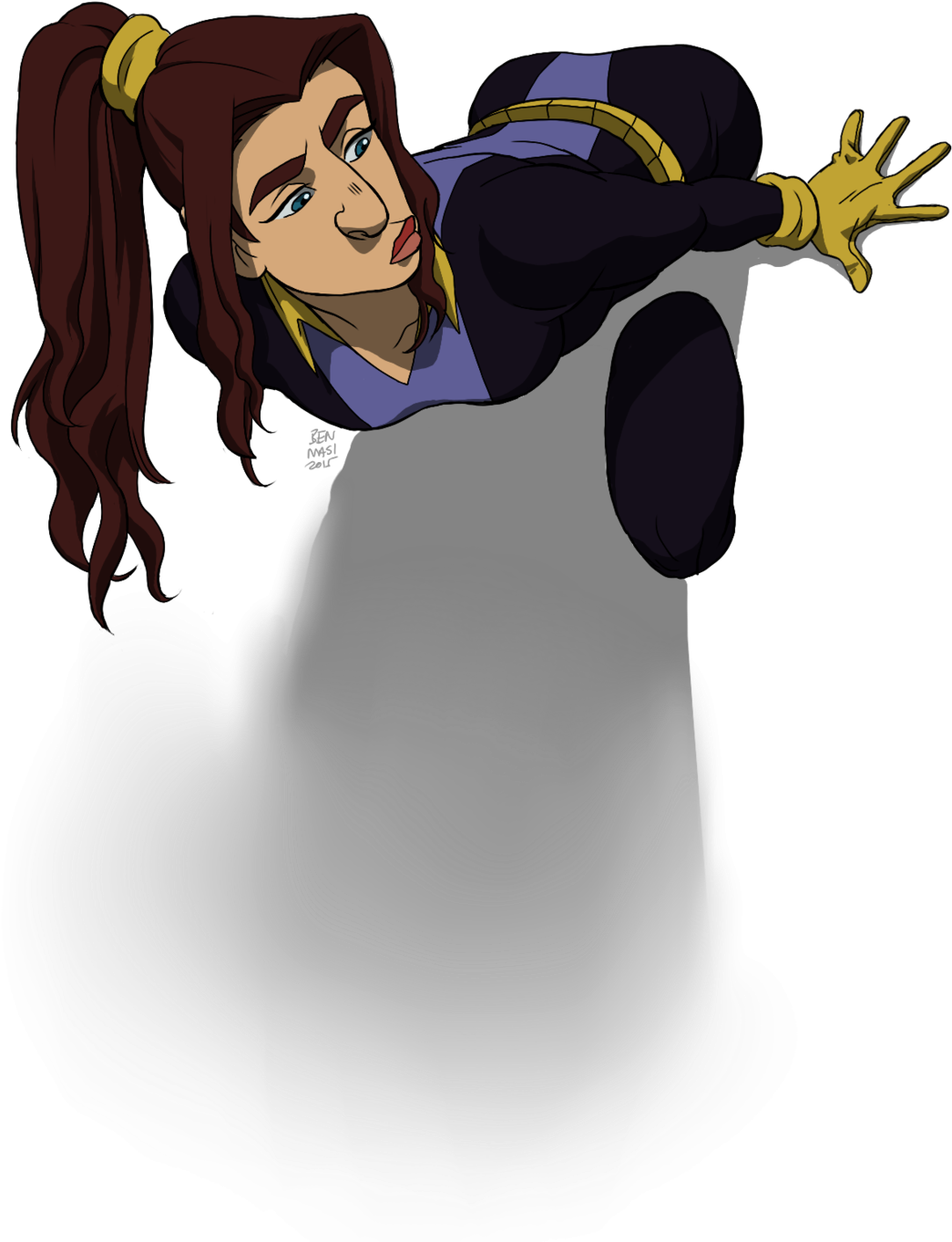 Shadowcat By Mainframe110 Shadowcat By Mainframe110 - Cartoon (1280x1510)