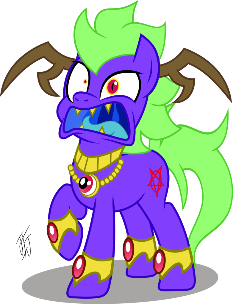 Midnight Devilwitch Bling Bling Is Suprised By Mlp-scribbles - Cartoon (783x1021)