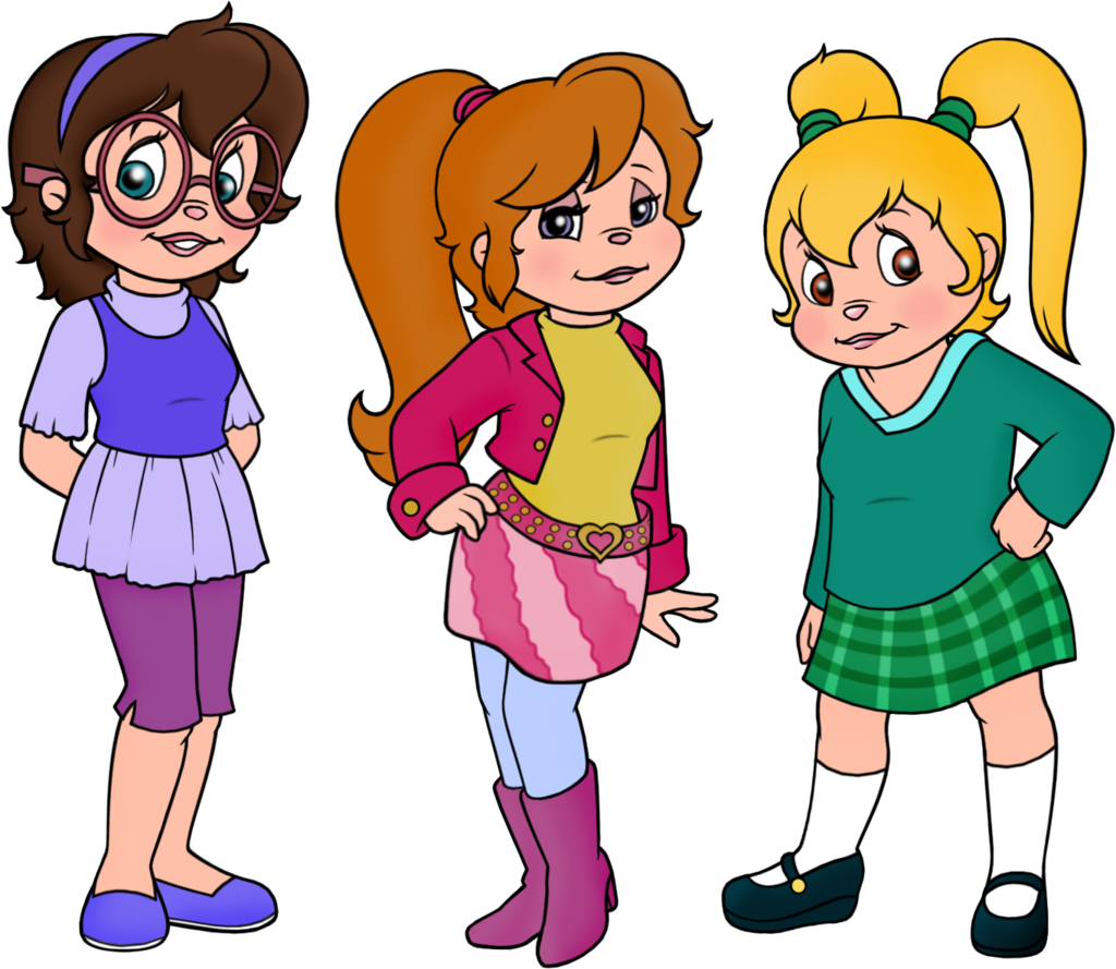 The Chipettes Favourites By Illiownightmoon On Deviantart - Chipettes Deviantart (1024x889)