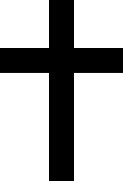 Black Cross Png (408x600)