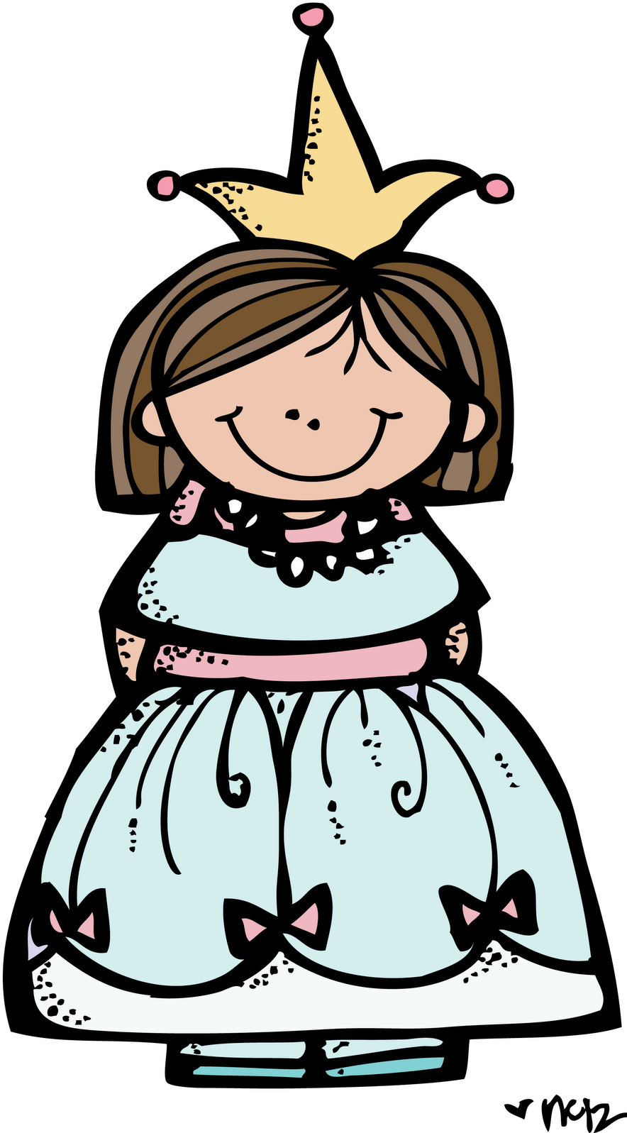 Craft - Melonheadz Princess Clipart (901x1600)