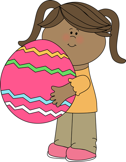 Easter Clip Art - Easter Egg Hunt Clipart (429x550)
