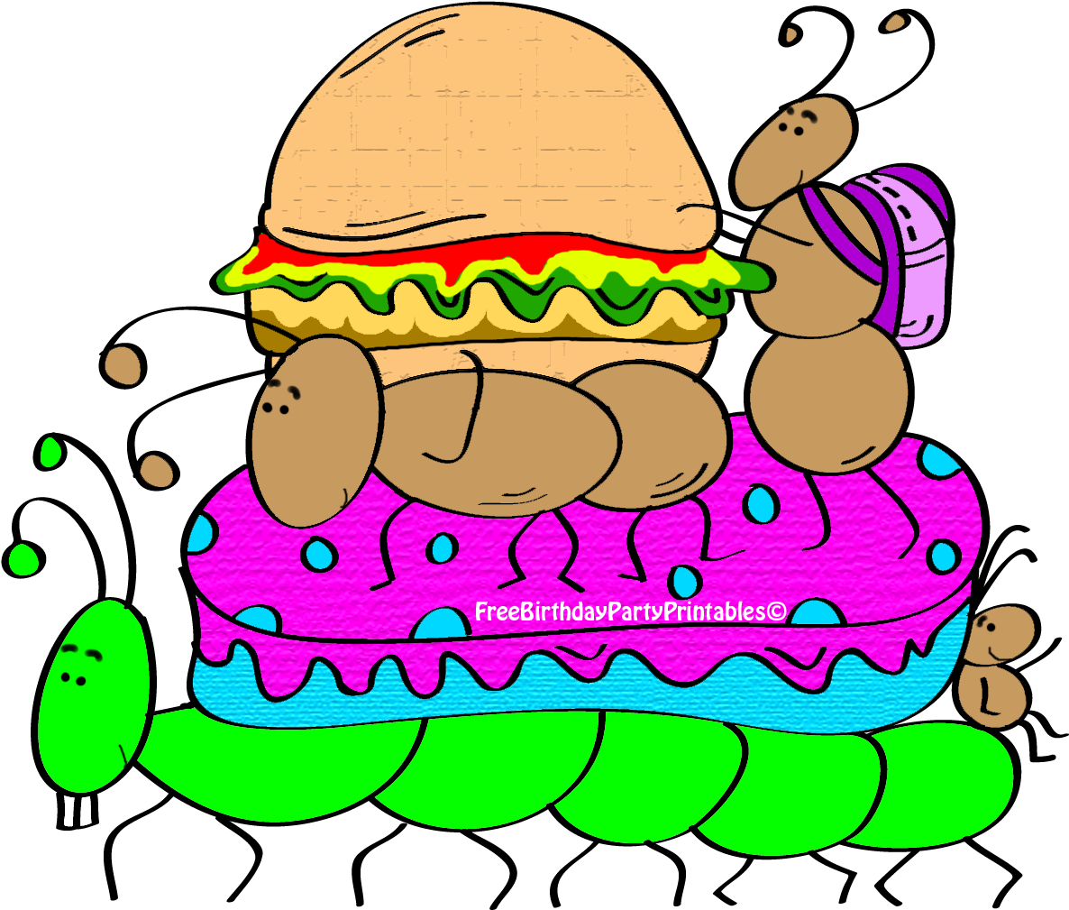 Cracker Clipart Picnic - Birthday (1189x1021)