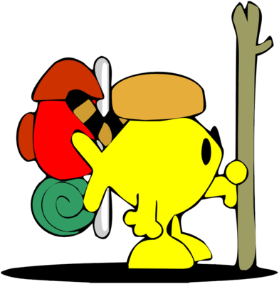 Christian Fish Hiking - Backpack (392x400)