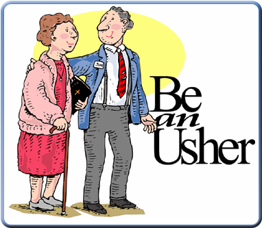 Church Ushers Clipart - Usher (420x401)