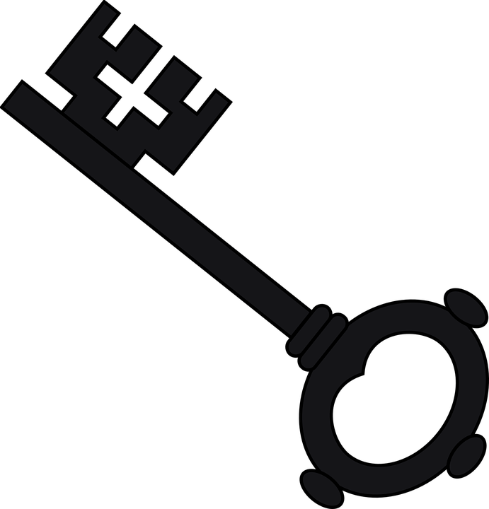 Key Clipart Free (691x720)