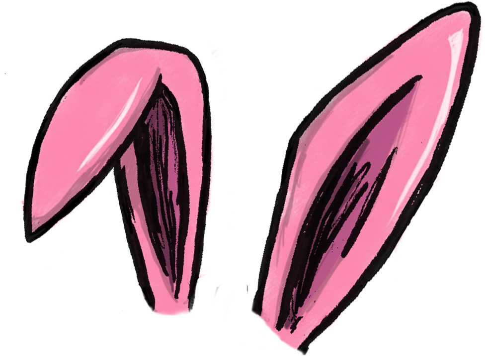 Ear Image Free Download Clip Art - Easter Bunny Ears Clipart (1024x776)