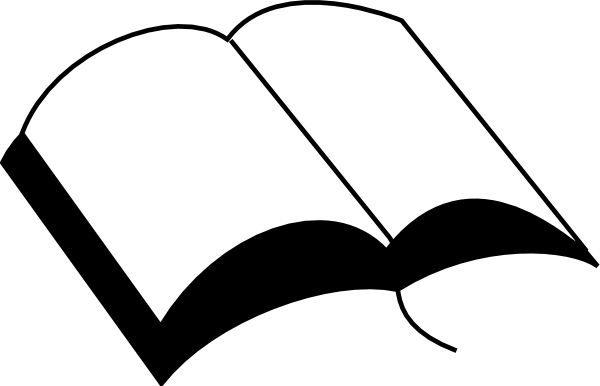 Open Bible Clip Art - Bible Vector (600x386)