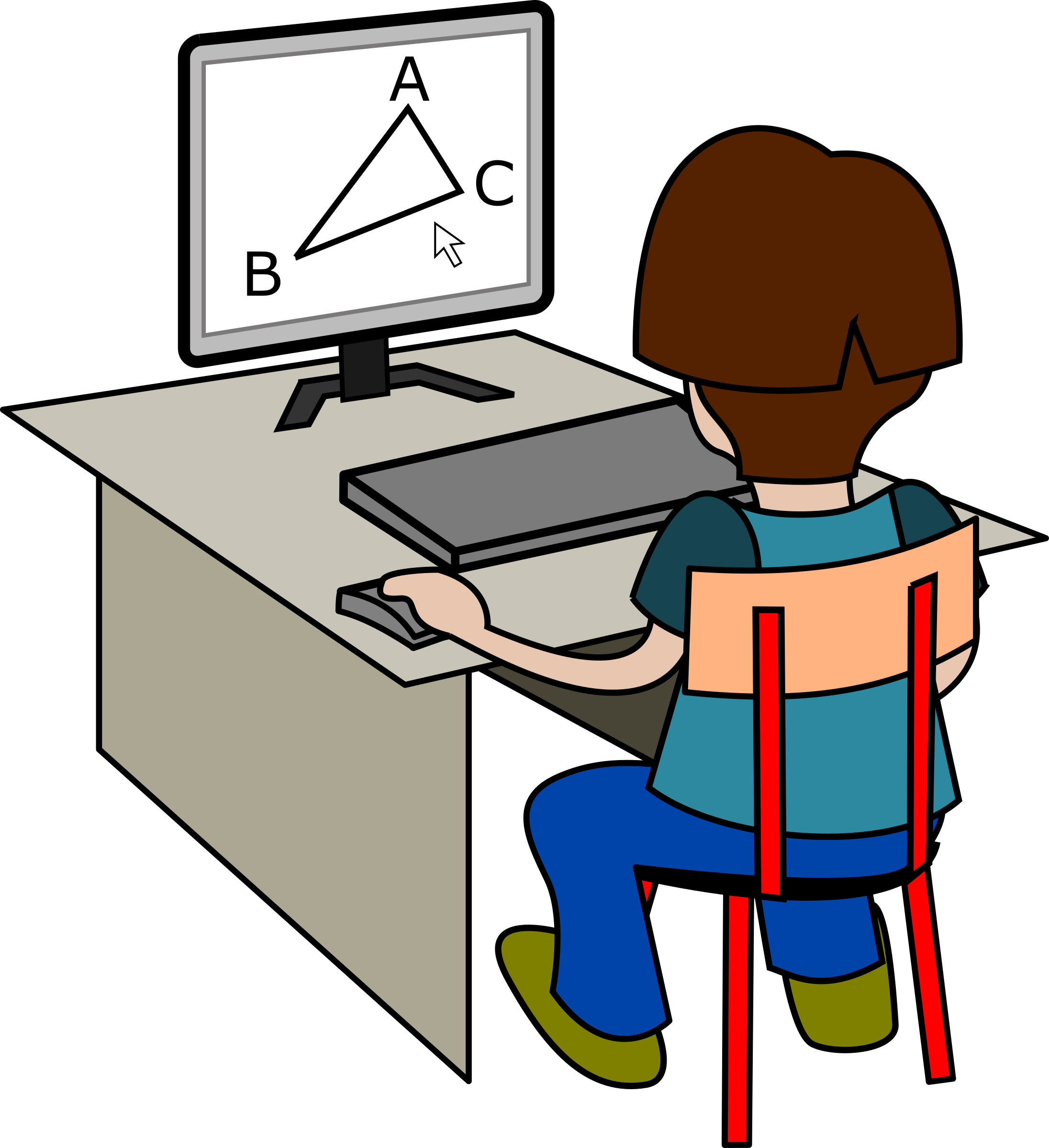 Big Image - Solving Sums On Computer (2192x2400)