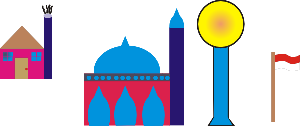Islamic Temple Clip Art - صور مسجد كليب ارت (600x253)