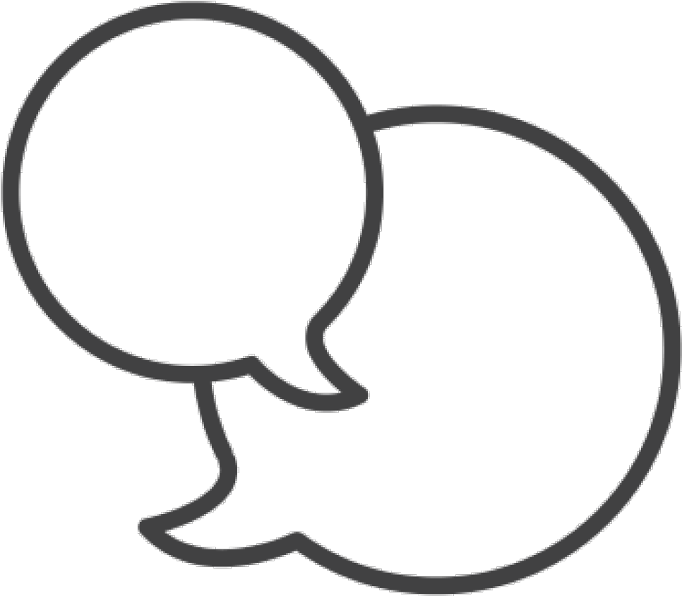 Study Online At Flinders University - Multiple Talk Bubbles Png (970x859)
