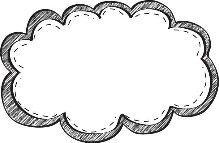 Black And White Scribble Border - Black And White Scribble Border (708x464)