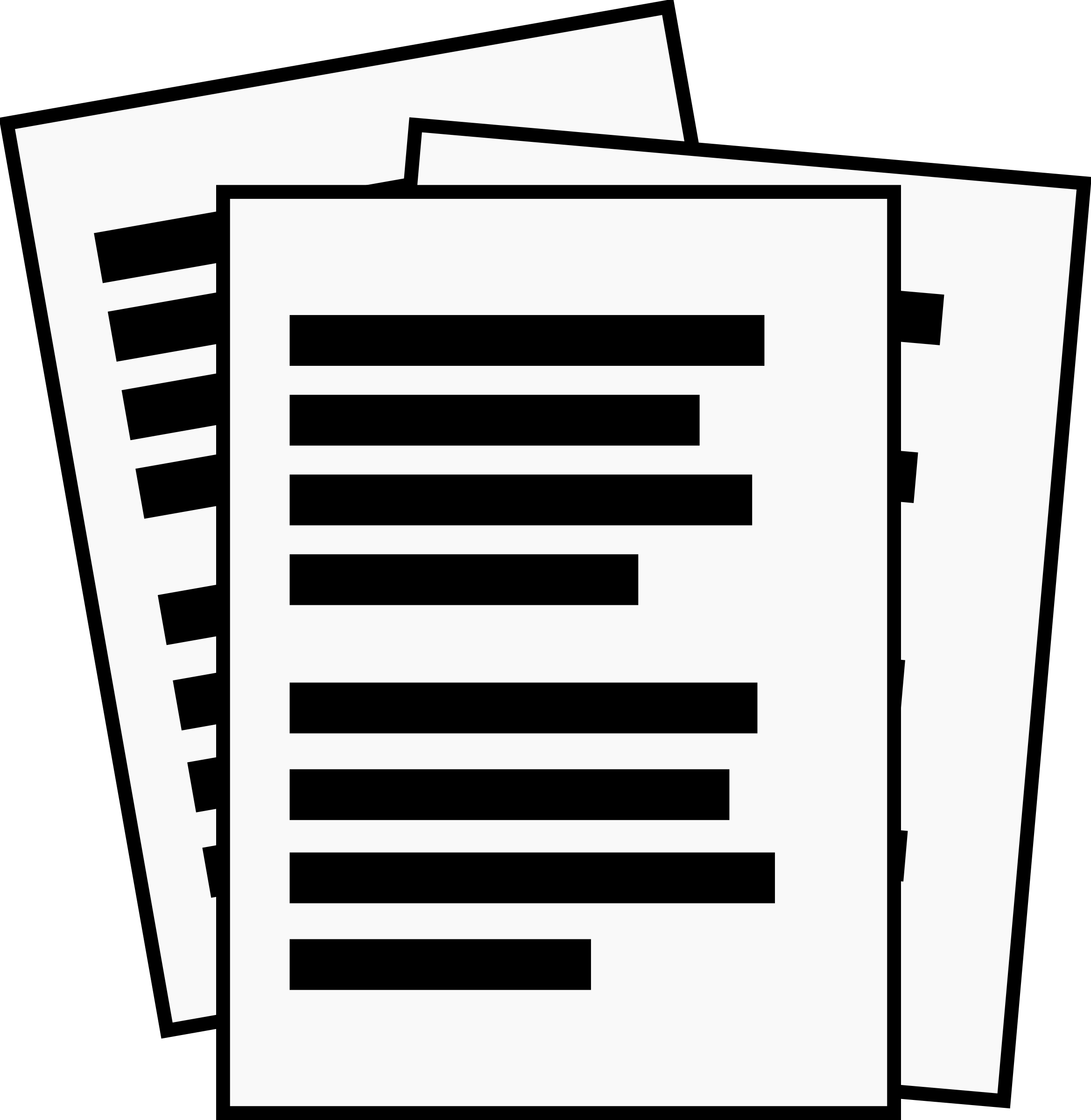 Big Image - Document Clipart (2337x2400)