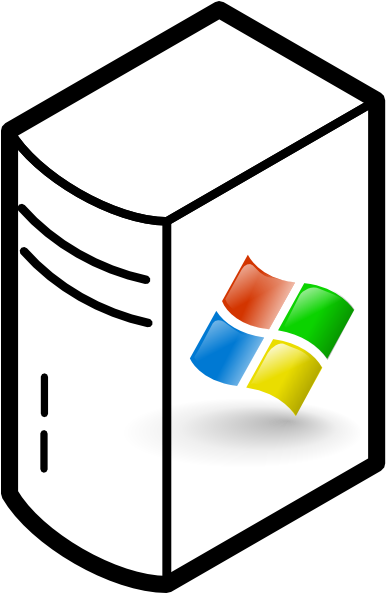 Windows Server Clip Art At Clker Com Vector Clip Art - Windows Server Clipart (402x592)