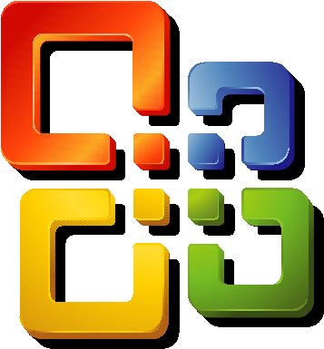 Microsoft Office - Microsoft Office 1989 Logo (373x403)